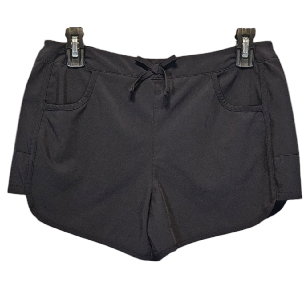 Magellan Fish Gear Water Repellent Black Shorts 86% Polyester 14% Spandex Sz XL